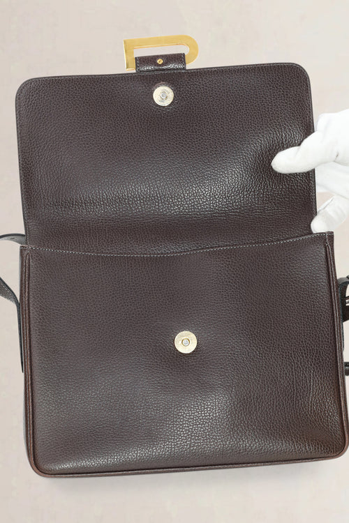 Delvaux Brown Poirier Crossbody Bag
