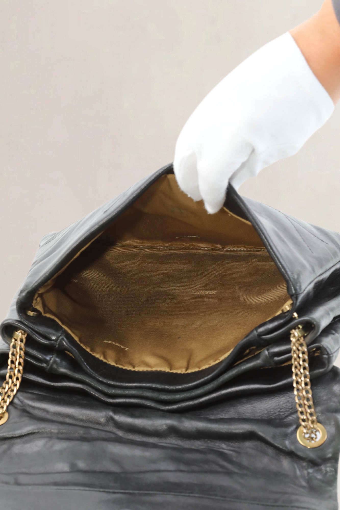 Lanvin Black Sugar Shoulder Bag