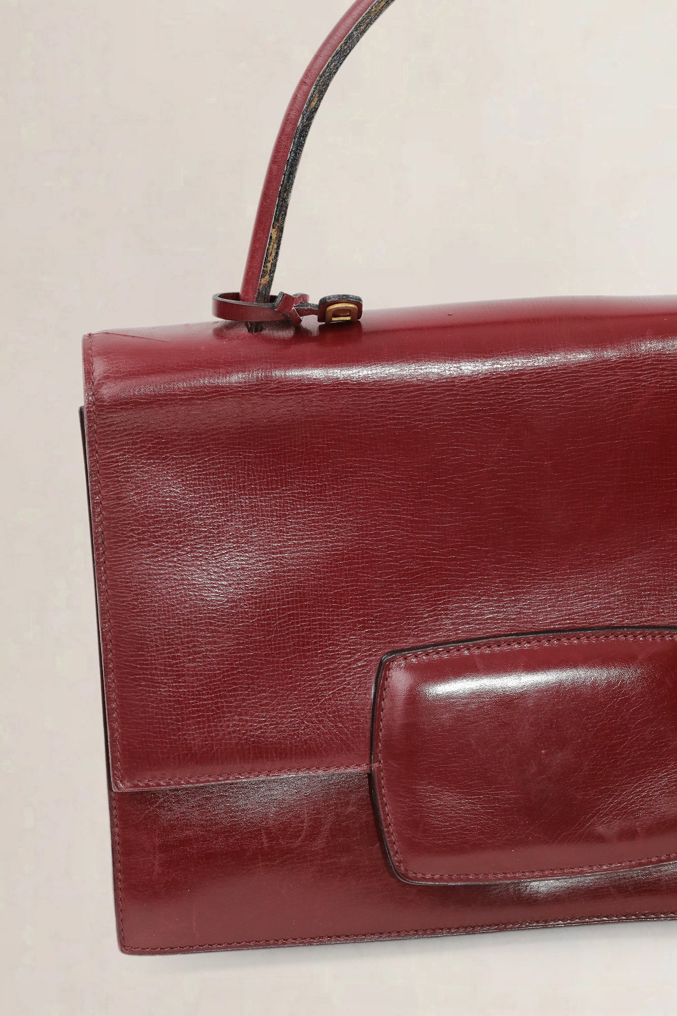 Delvaux Burgundy — vintage
