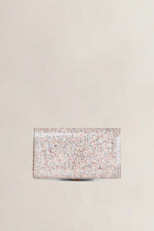 Rialto NY Confetti Lucite Clutch