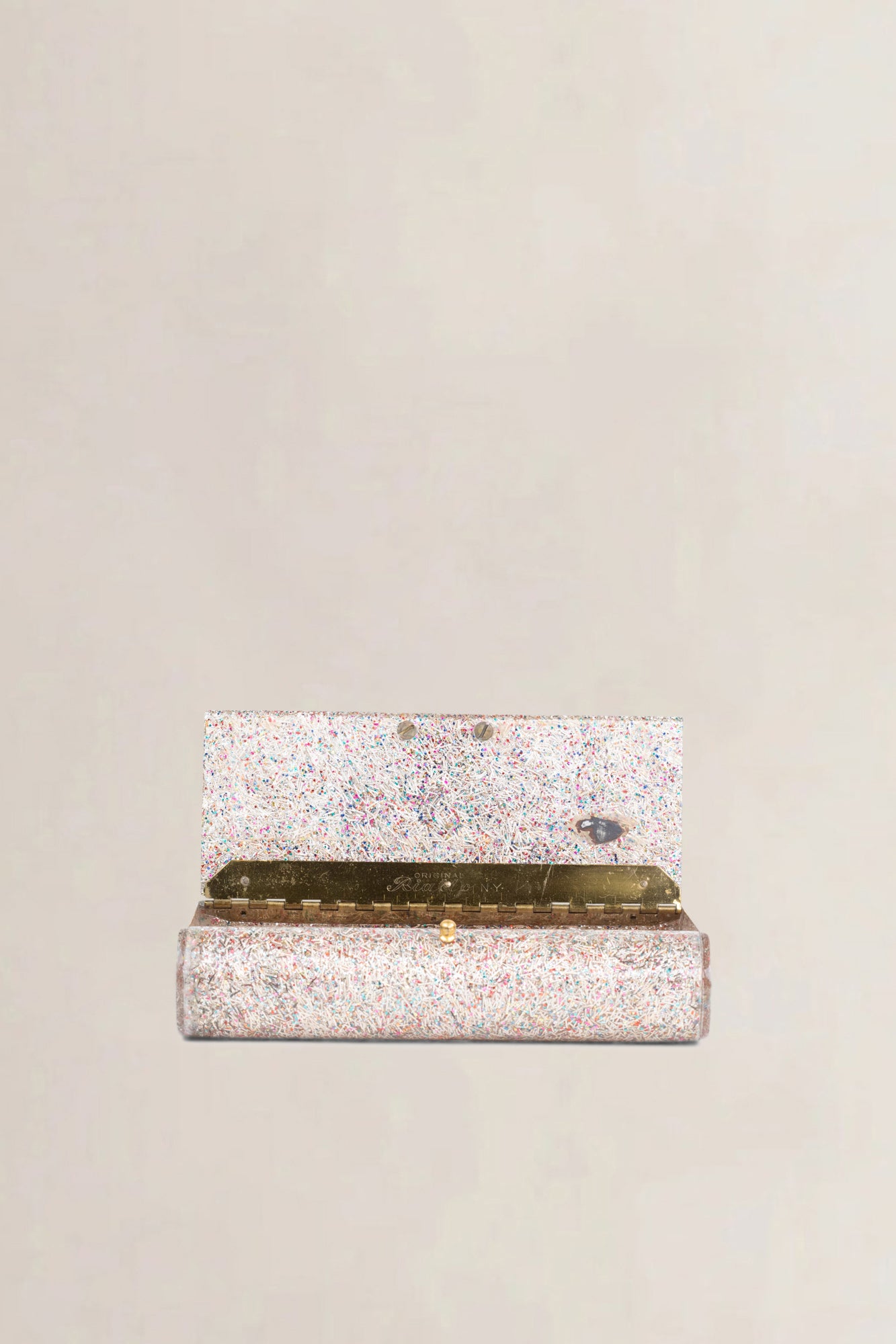 Rialto NY Confetti Lucite Clutch