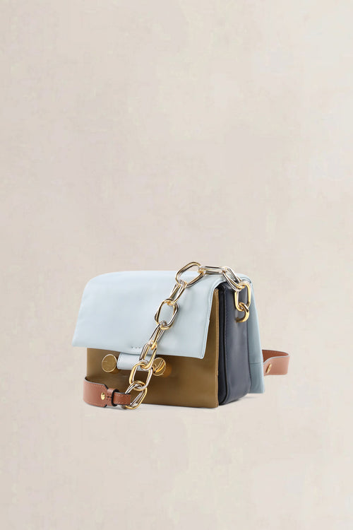 Marni Blue/Green Caddy Crossbody Bag