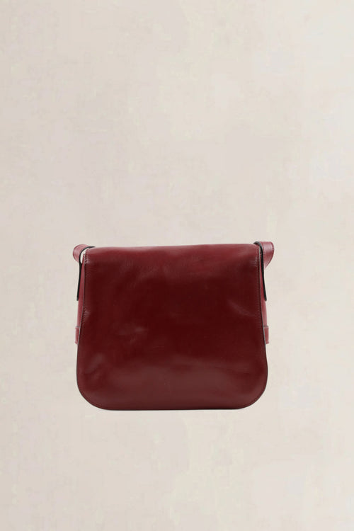 Delvaux Burgundy Crossbody Bag