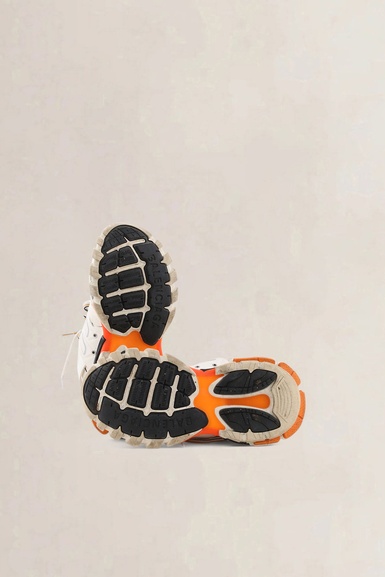 Balenciaga Track sneakers white orange — preloved