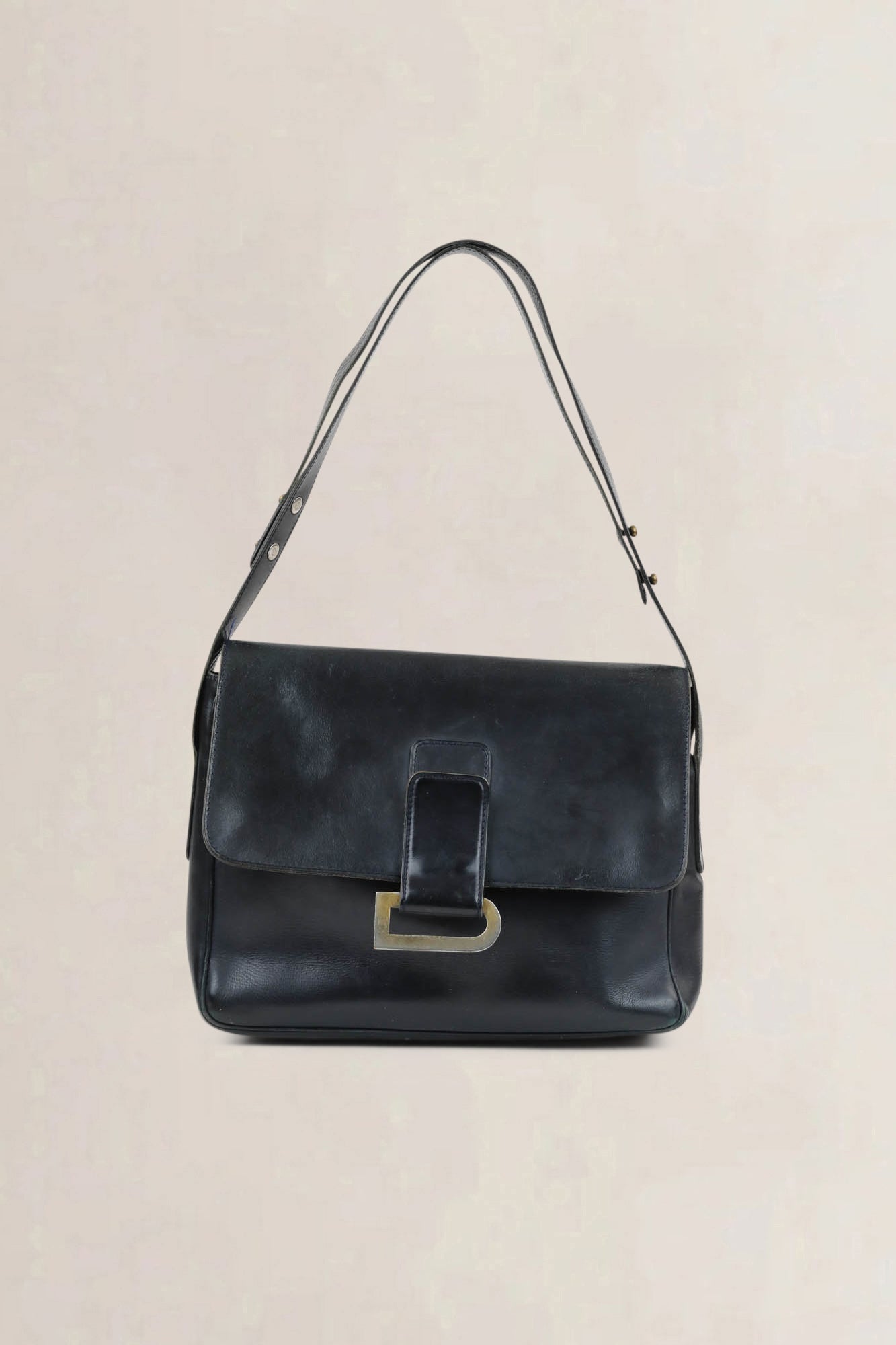 Delvaux Blue Poirier Crossbody Bag