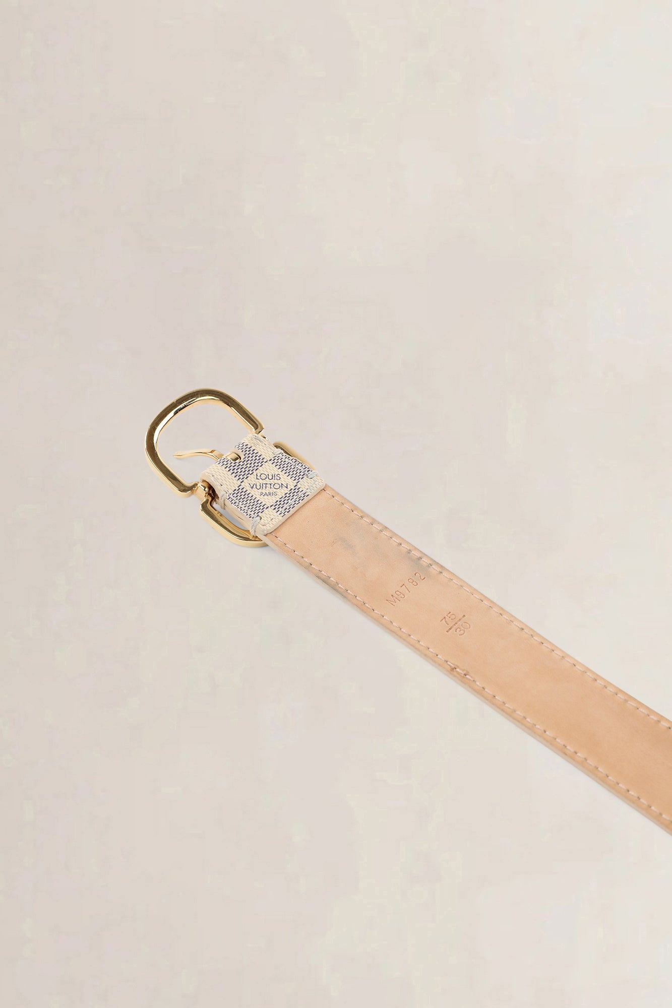 Louis Vuitton Damier Azur Belt