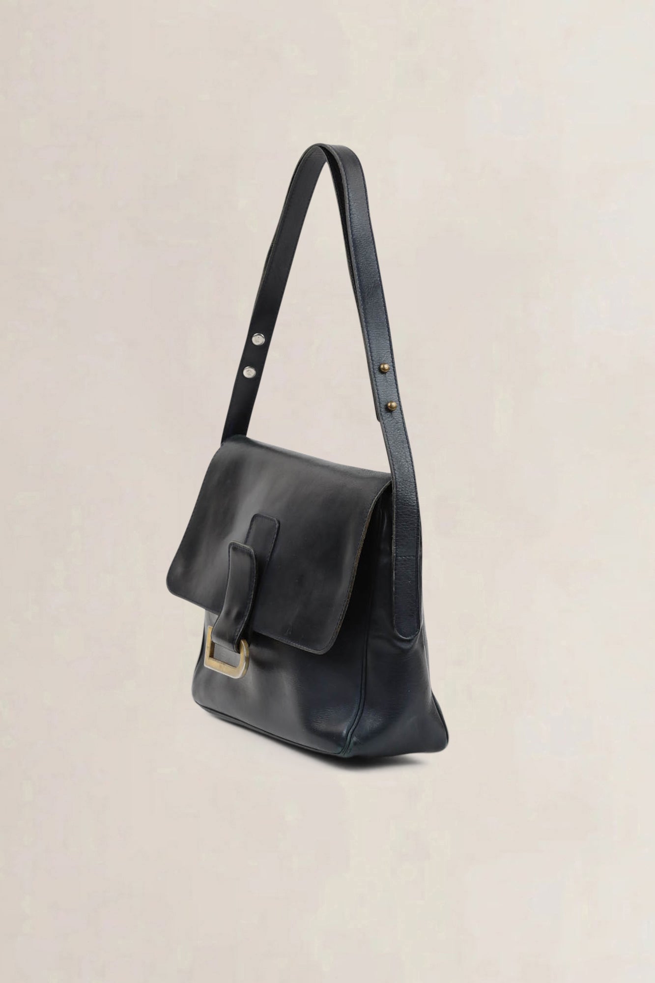 Delvaux Blue Poirier Crossbody Bag