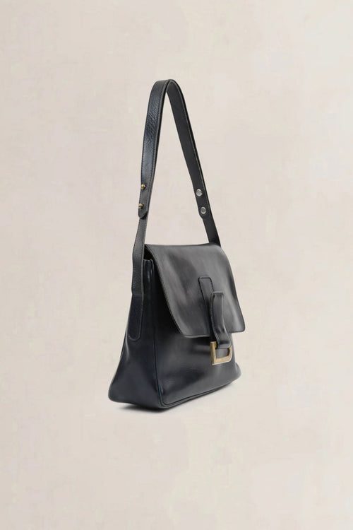 Delvaux Blue Poirier Crossbody Bag