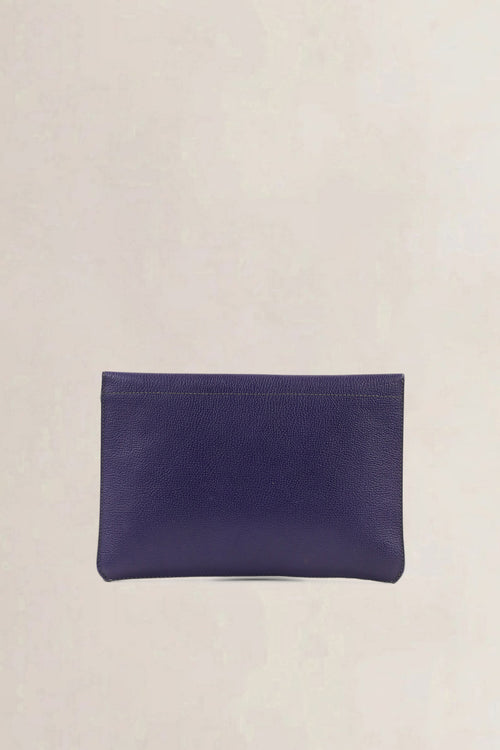 Delvaux Blue/Purple/Green Toile De Cuir Clutch