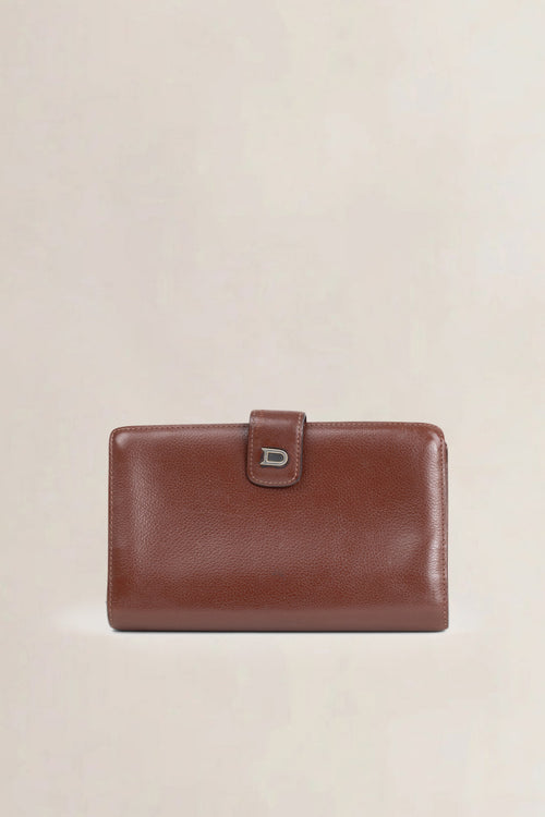 Delvaux Brown Leather Wallet