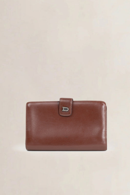 Delvaux Brown Leather Wallet