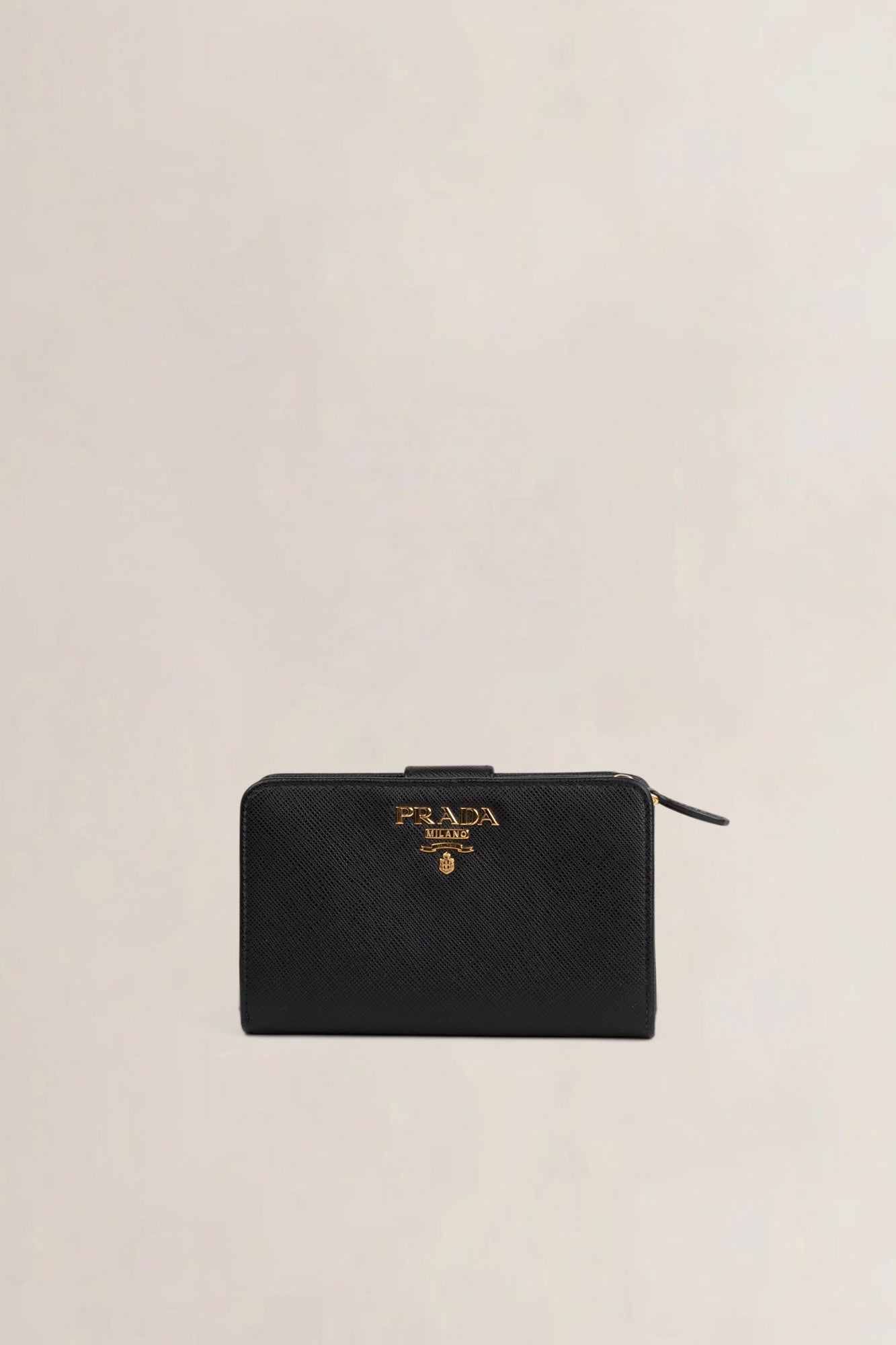 Prada Black Saffiano Leather Wallet