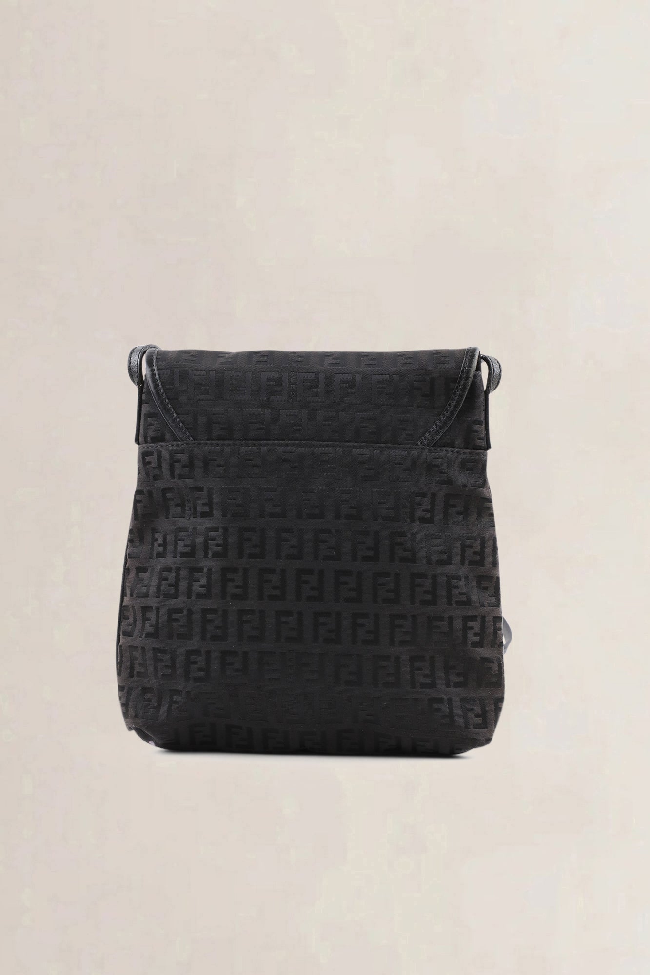 Fendi Black Zucchino Crossbody Bag