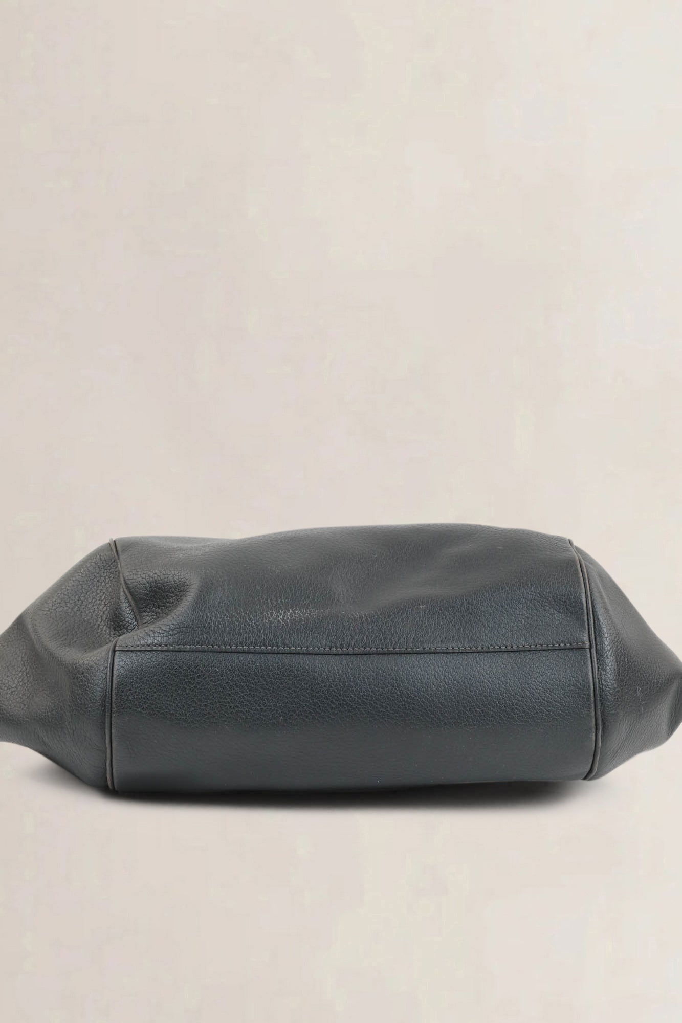 Deux De Delvaux Grey Baladin Top Handle Bag