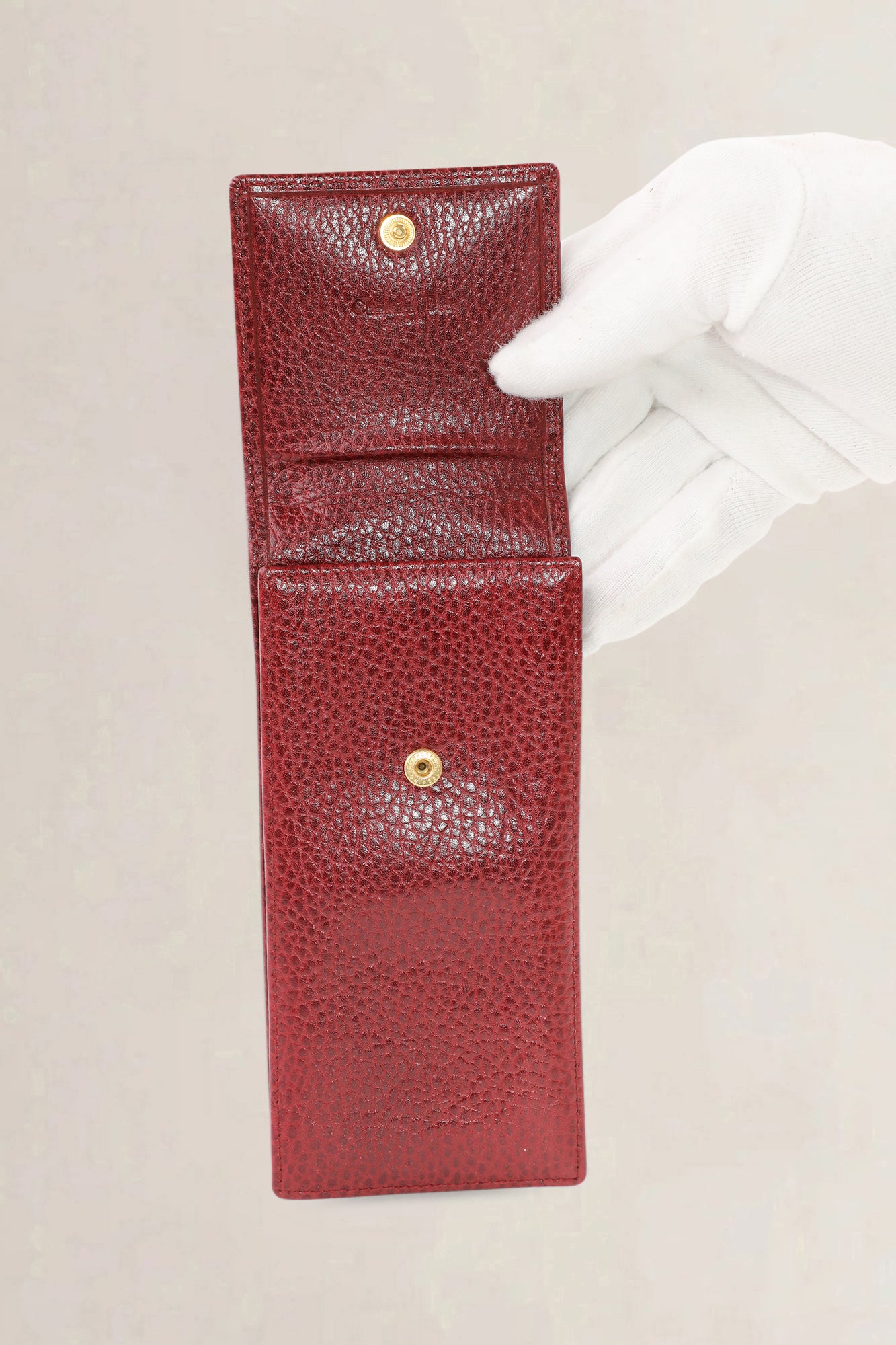 Christian Dior Burgundy Glasses Case — preloved