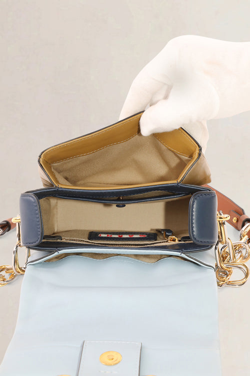 Marni Blue/Green Caddy Crossbody Bag