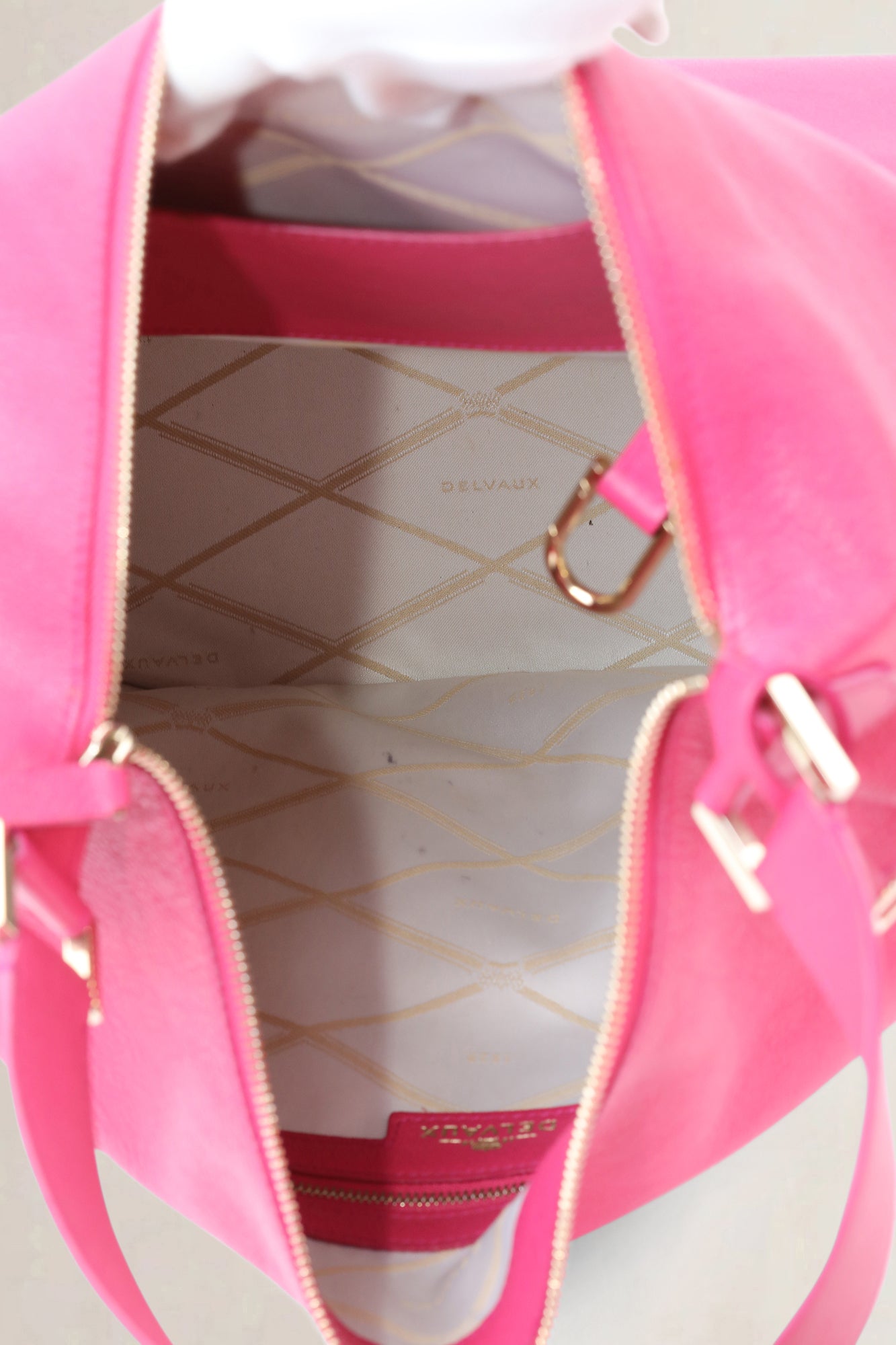 Delvaux Rose Indie Every D Hobo Allure Shoulder Bag
