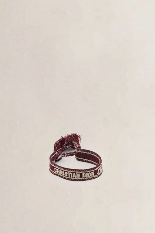 Christian Dior Woven Cotton J'Adior Friendship Bracelet Set