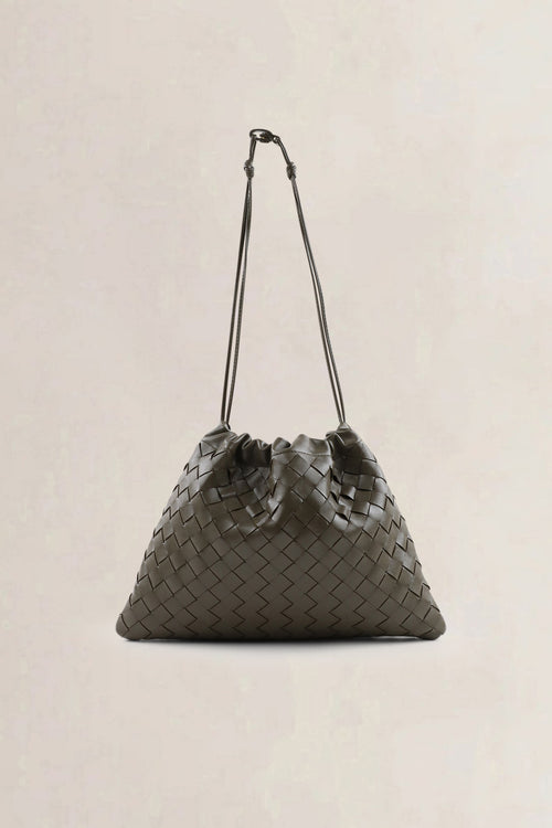 Bottega Veneta Khaki Dustbag Shoulder Bag