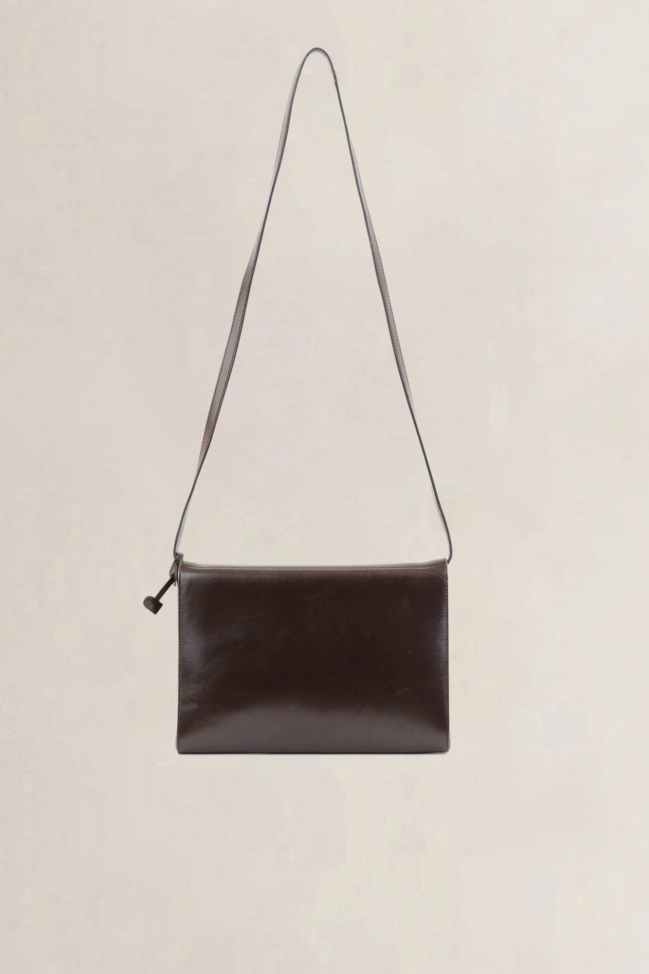 Delvaux Brown Gué Crossbody Bag