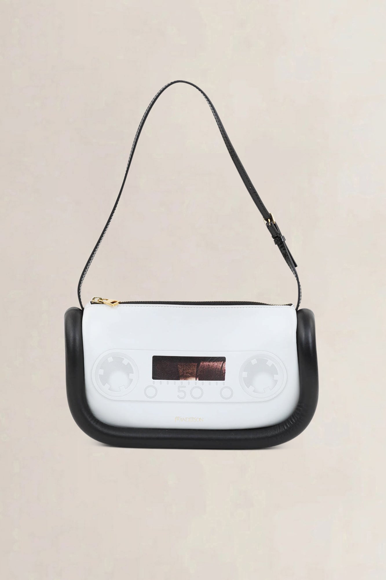 JW Anderson White & Black Bumper Cassette Bag