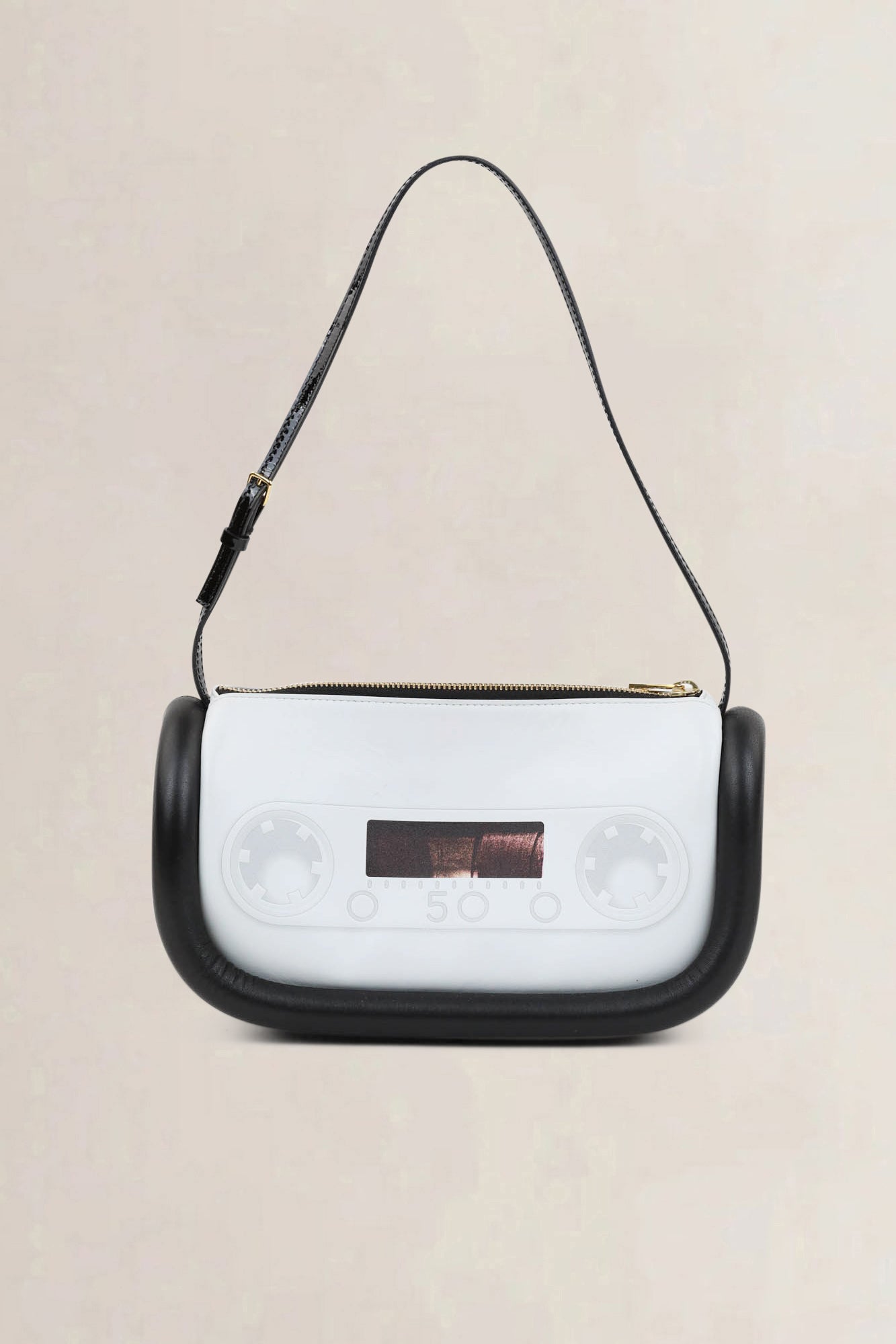 JW Anderson White & Black Bumper Cassette Bag