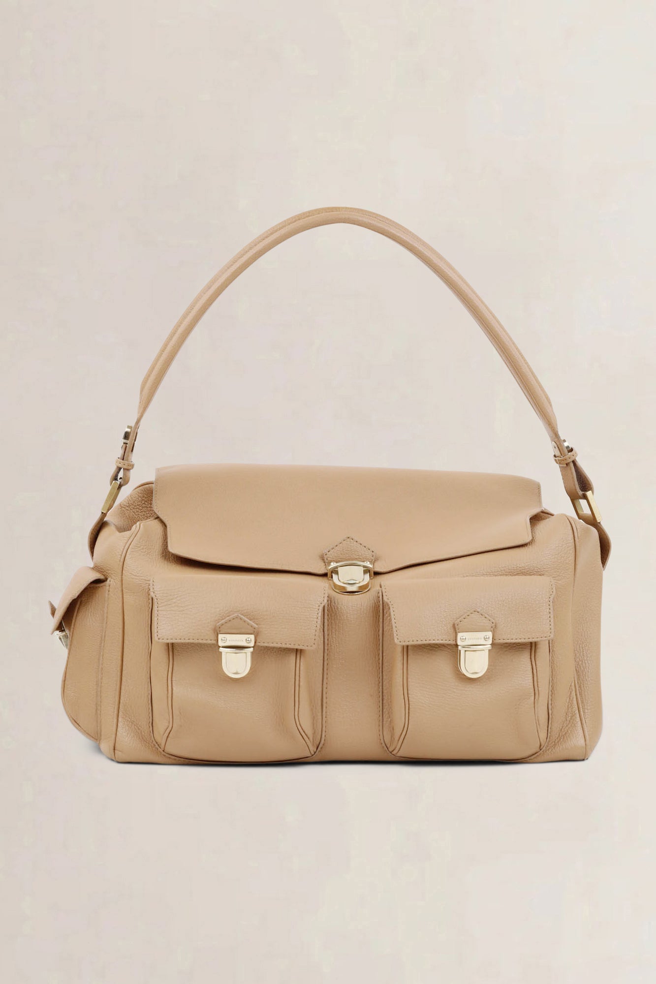 Delvaux Coquin Poches Blush Shoulder Bag