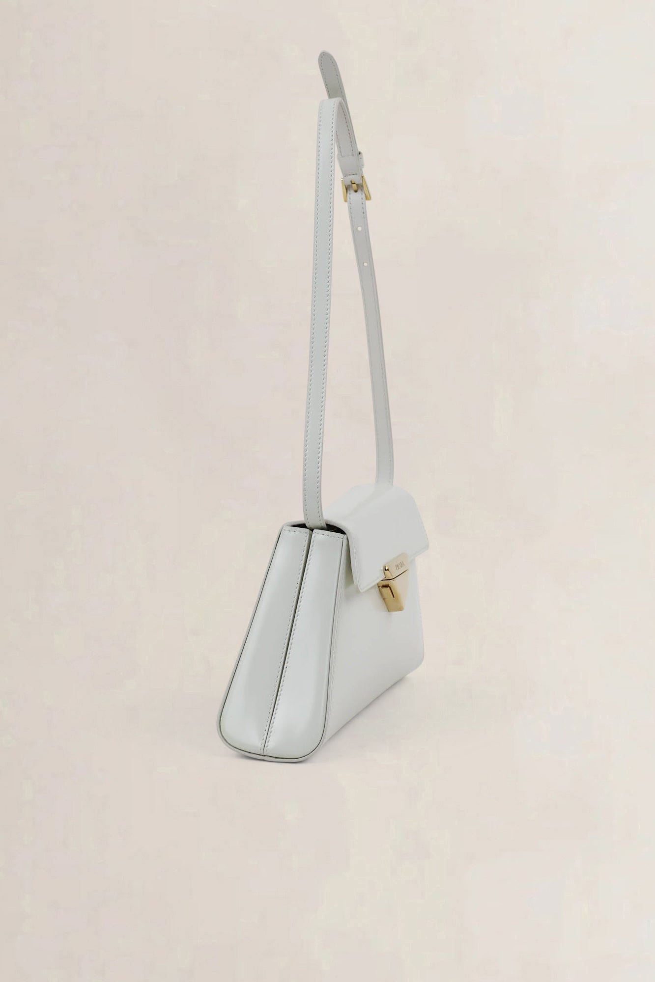 Prada White Medium Leather Shoulder Bag