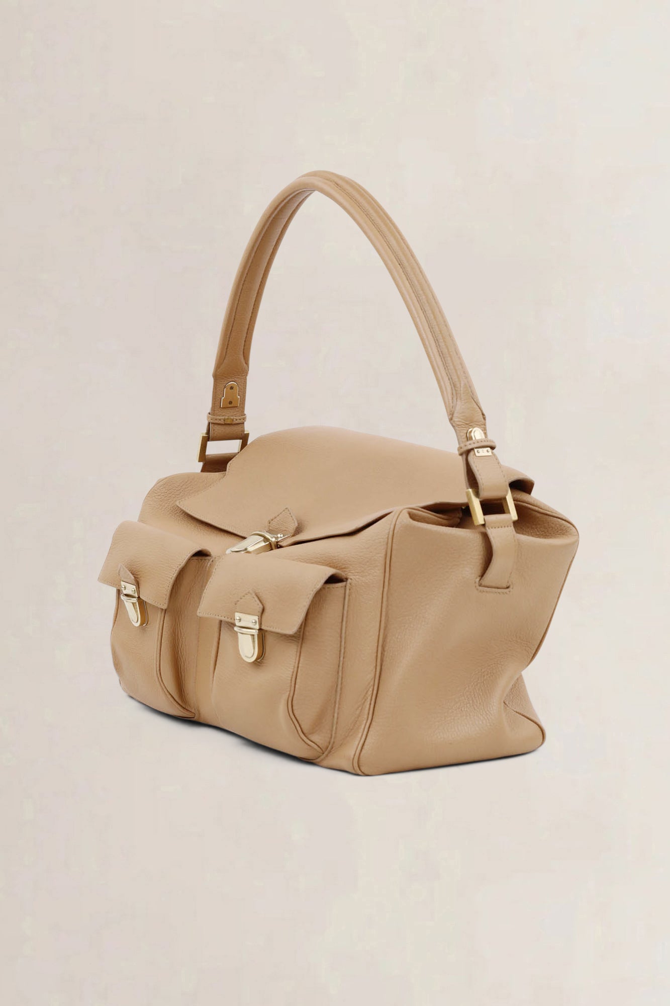 Delvaux Coquin Poches Blush Shoulder Bag
