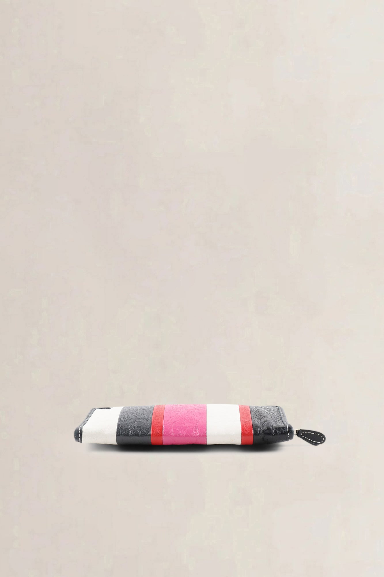 Balenciaga Bazar striped multicolour clutch — vintage