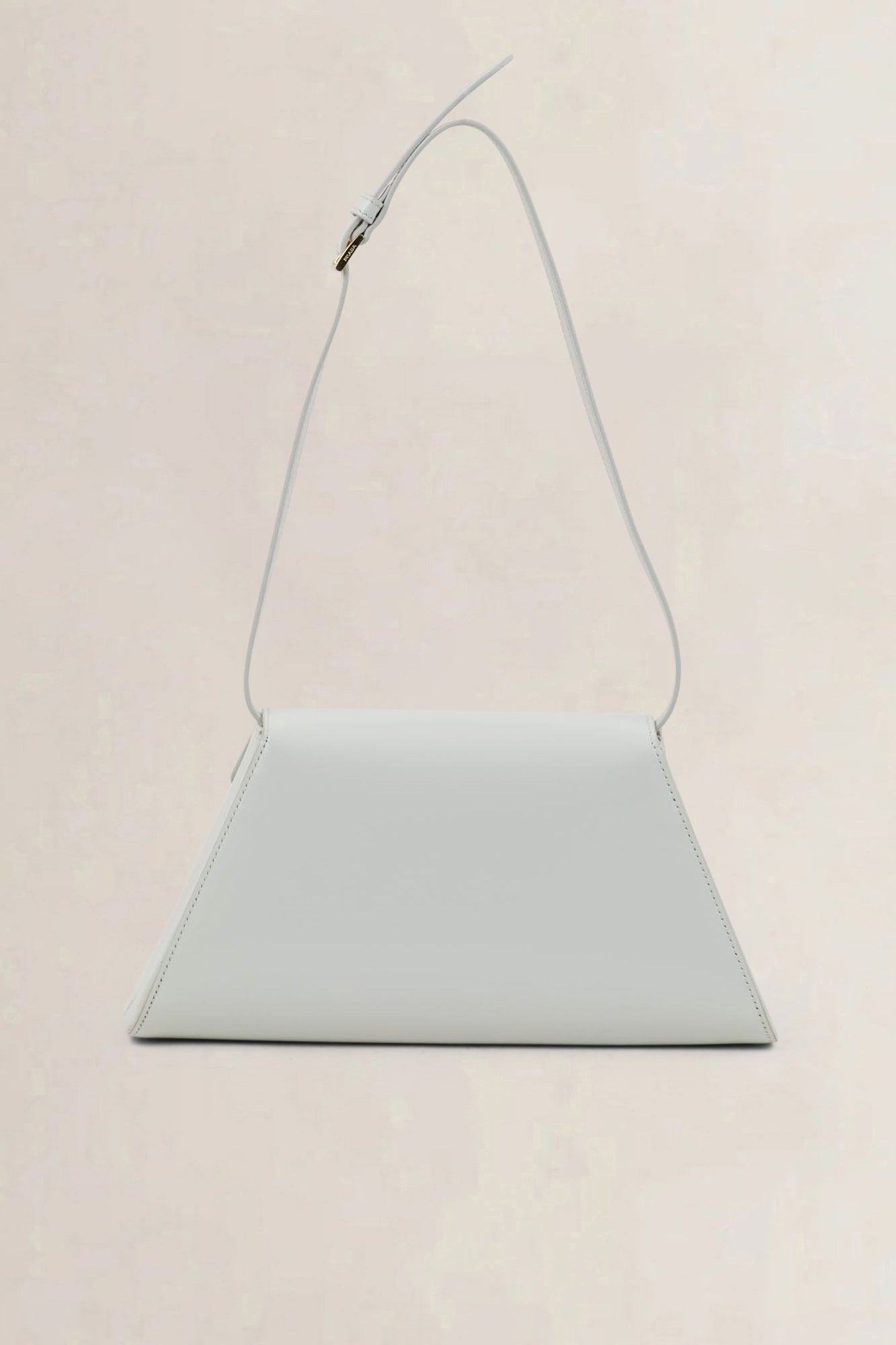 Prada White Medium Leather Shoulder Bag