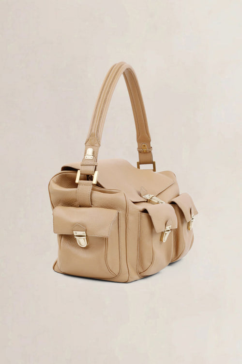 Delvaux Coquin Poches Blush Shoulder Bag