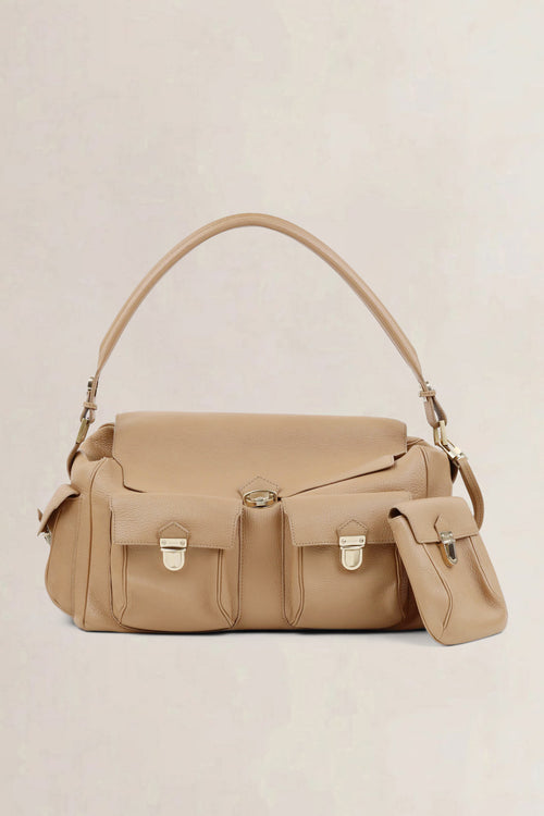 Delvaux Coquin Poches Blush Shoulder Bag