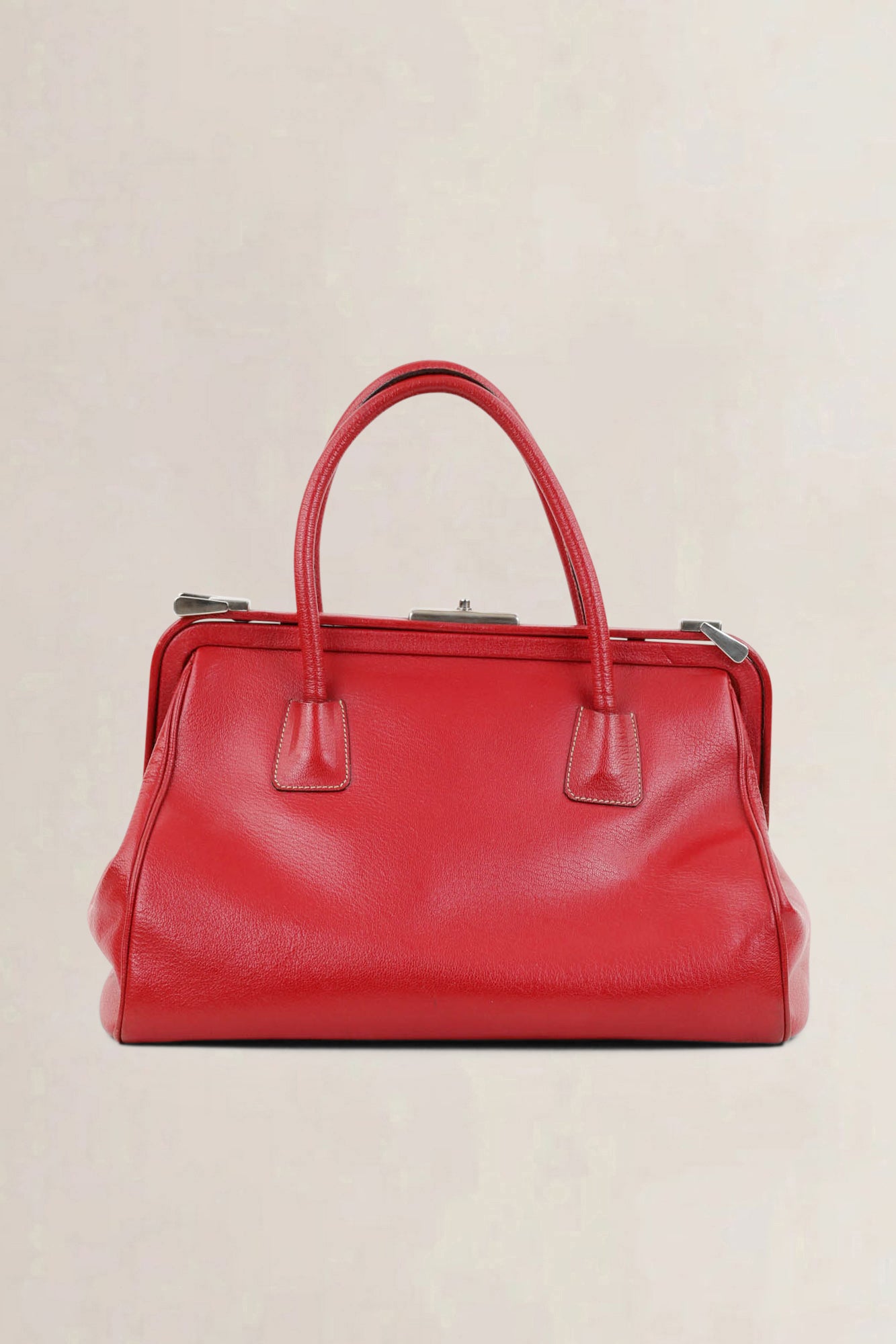 Prada Red Doctor Top Handle Bag