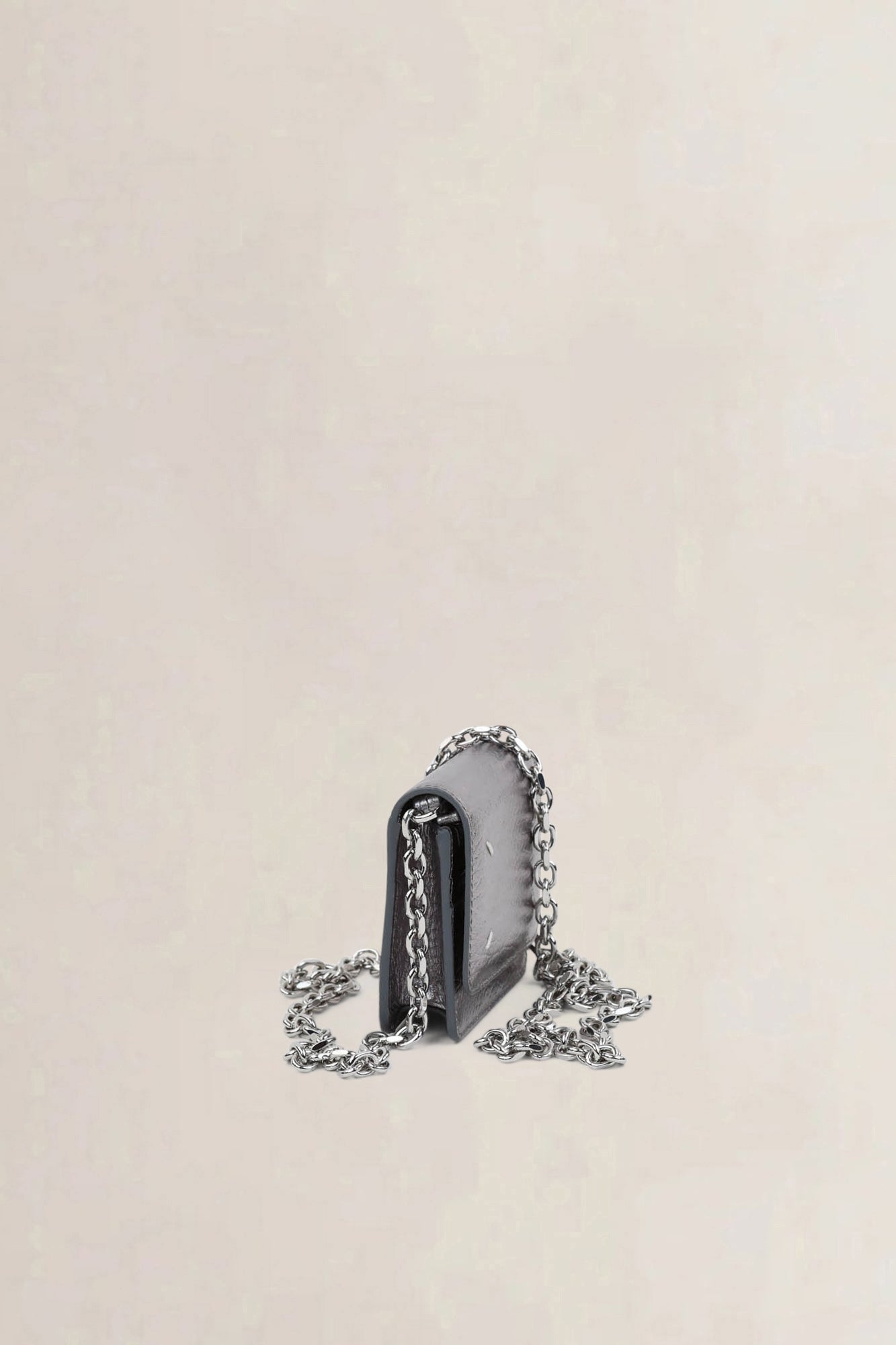 Maison Margiela Silver Wallet On Chain