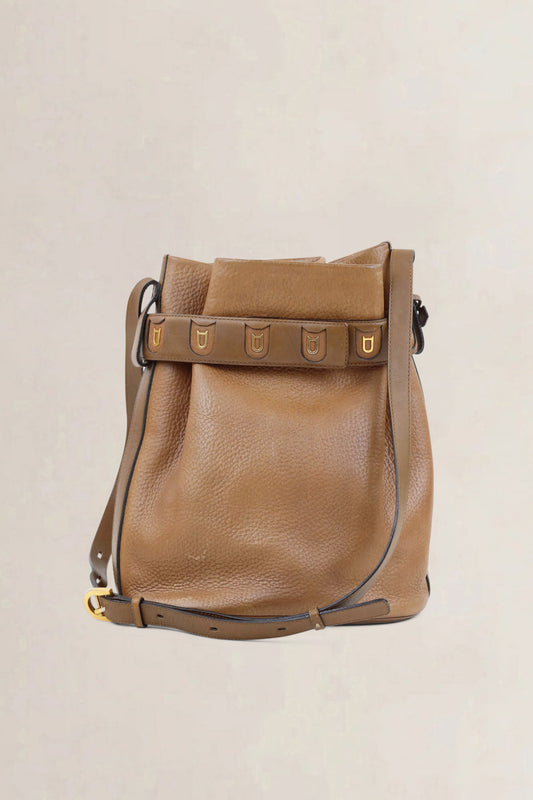 Delvaux Brown Calicot Crossbody Bag