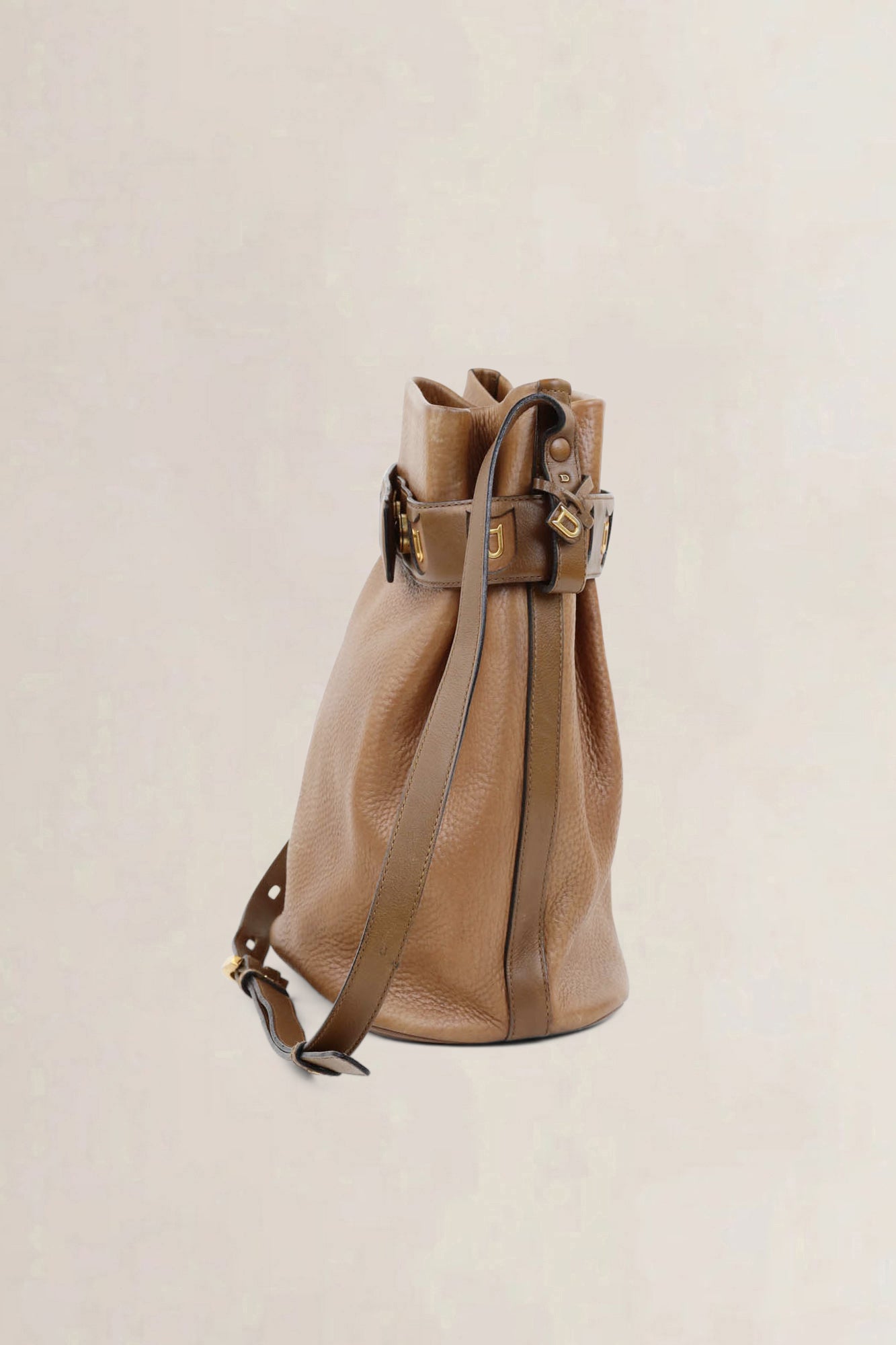 Delvaux Brown Calicot Crossbody Bag