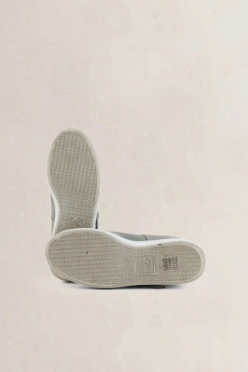 Chanel Grey Cloth Sneakers