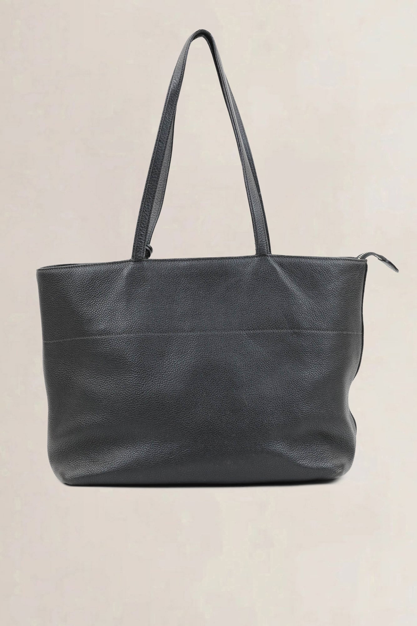 Prada Black Vitello Phenix Shoulder Bag