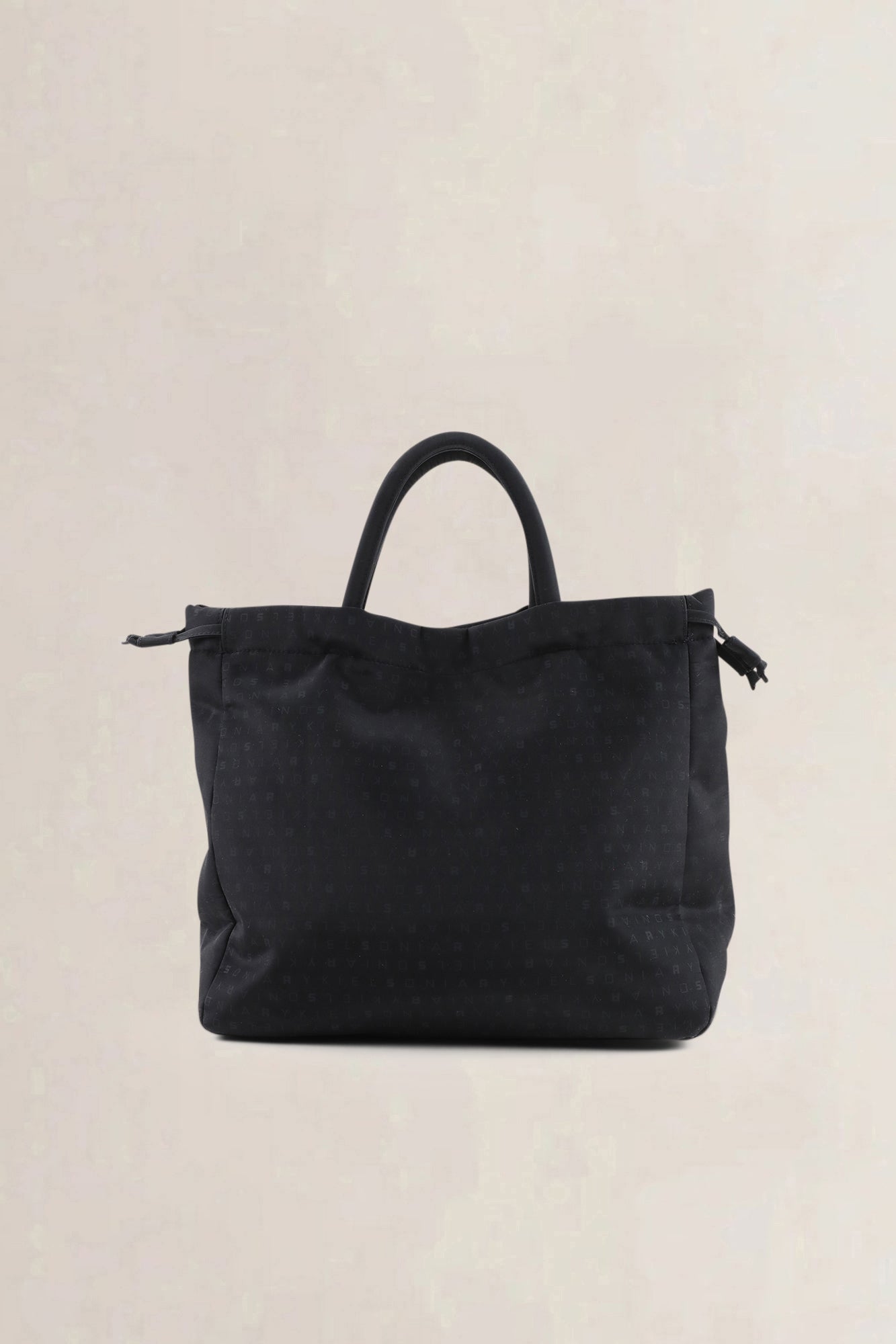 Sonia Rykiel black nylon top handle bag — preloved
