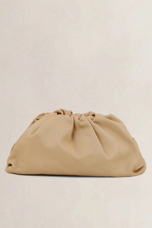Bottega Veneta Almond Calfskin The Pouch