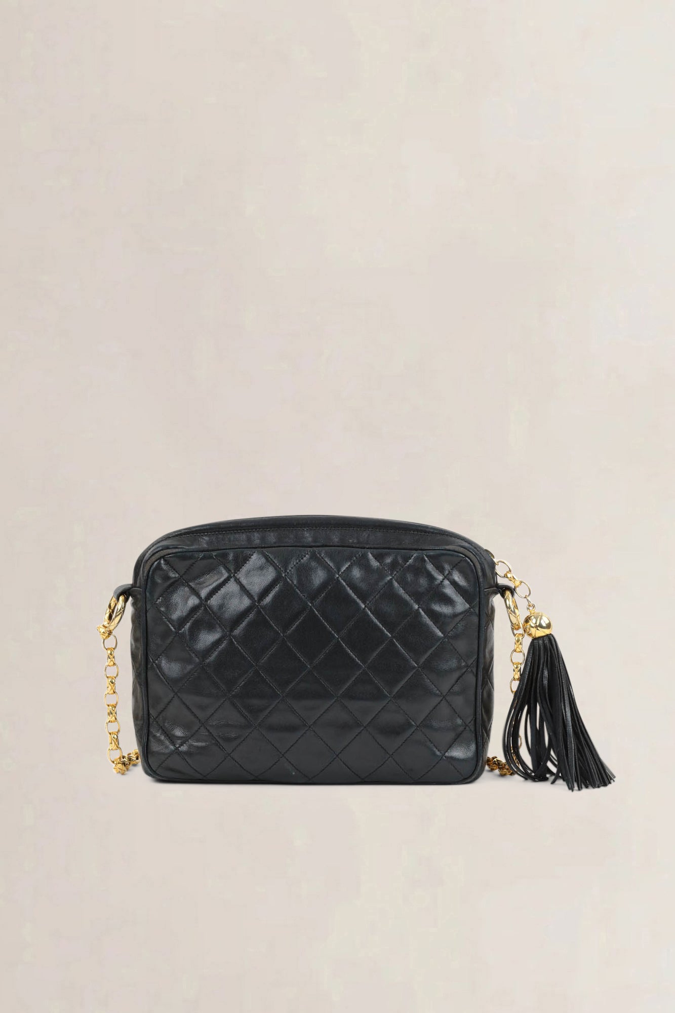 Chanel Black Camera Crossbody Bag