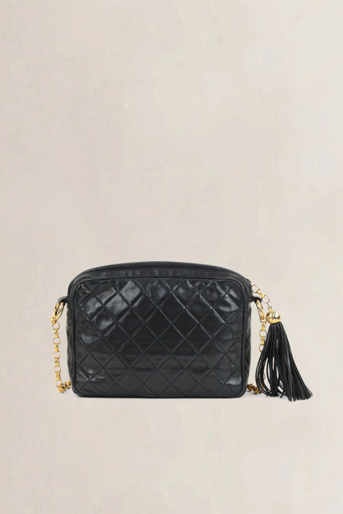 Chanel Black Camera Crossbody Bag