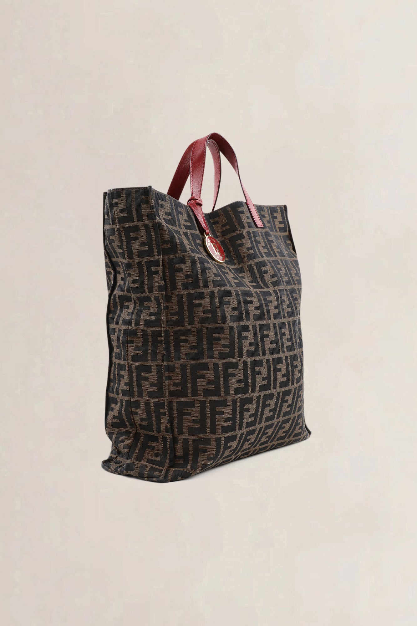 Fendi Monogram Zucca Top Handle Bag