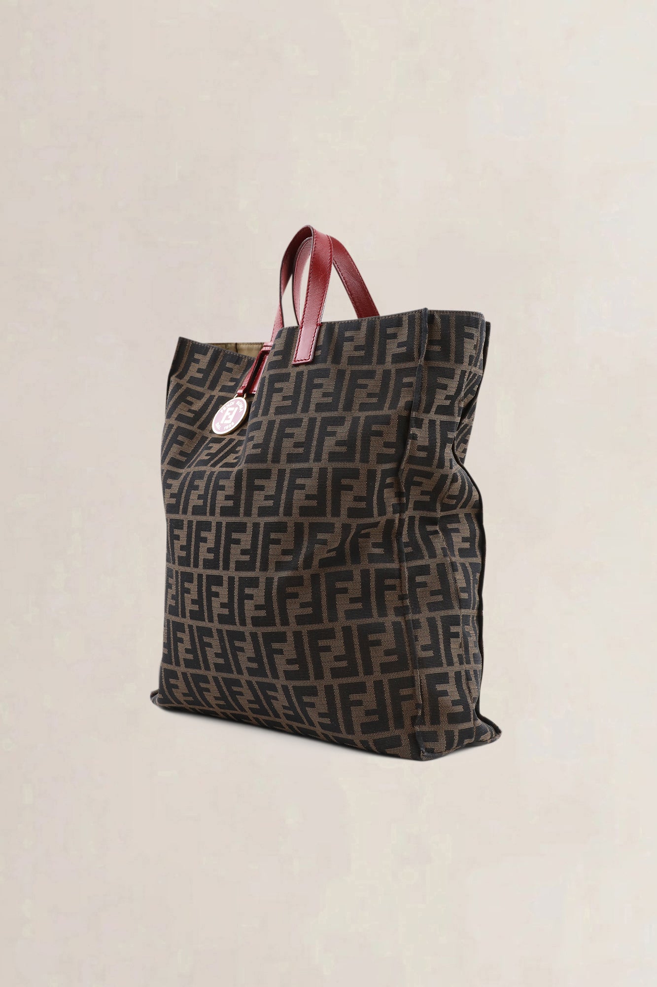 Fendi Monogram Zucca Top Handle Bag