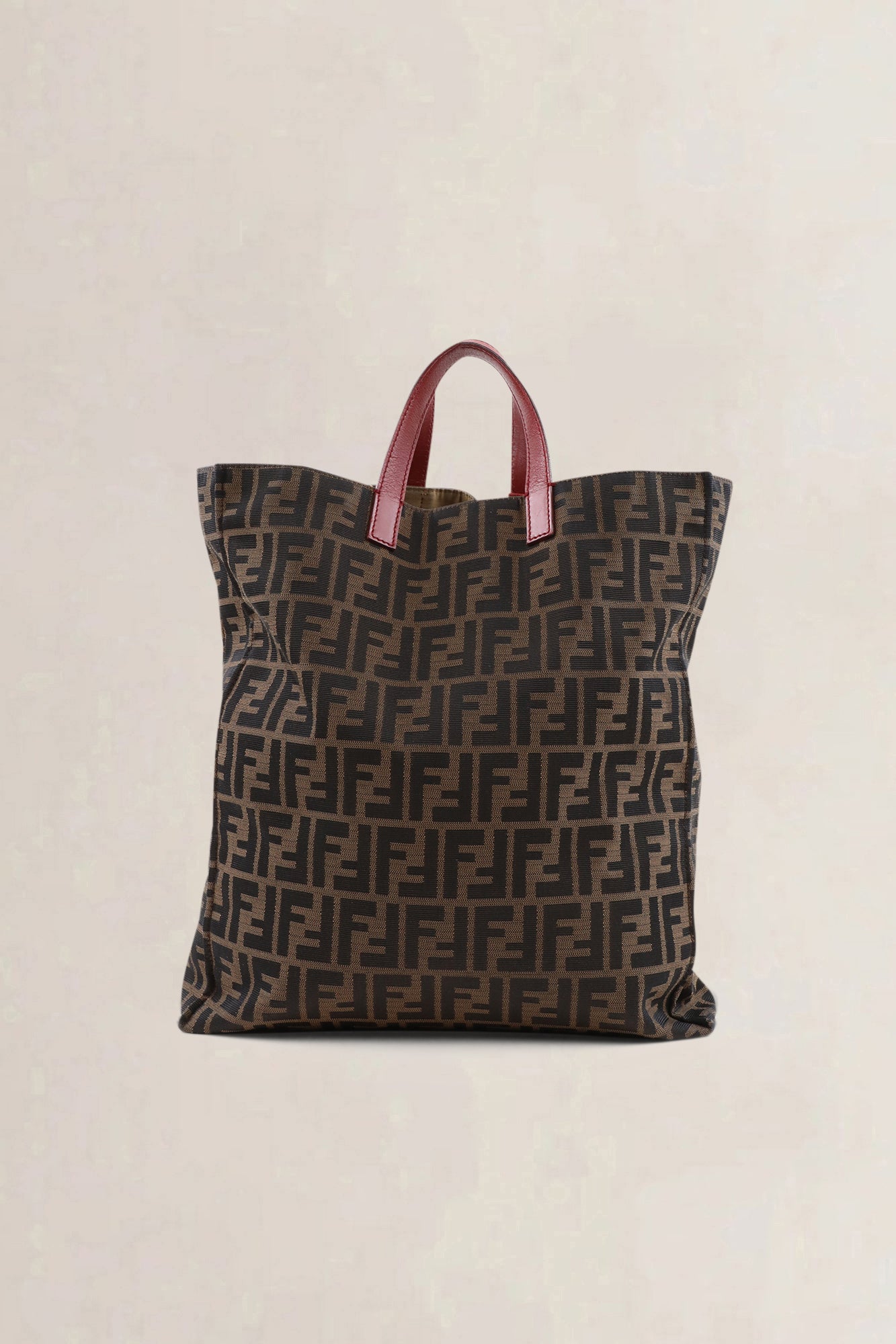 Fendi Monogram Zucca Top Handle Bag