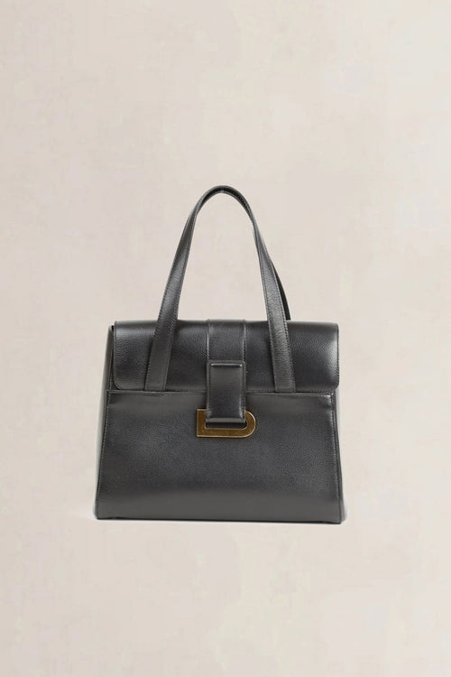 Delvaux Black Reverie Top Handle Bag