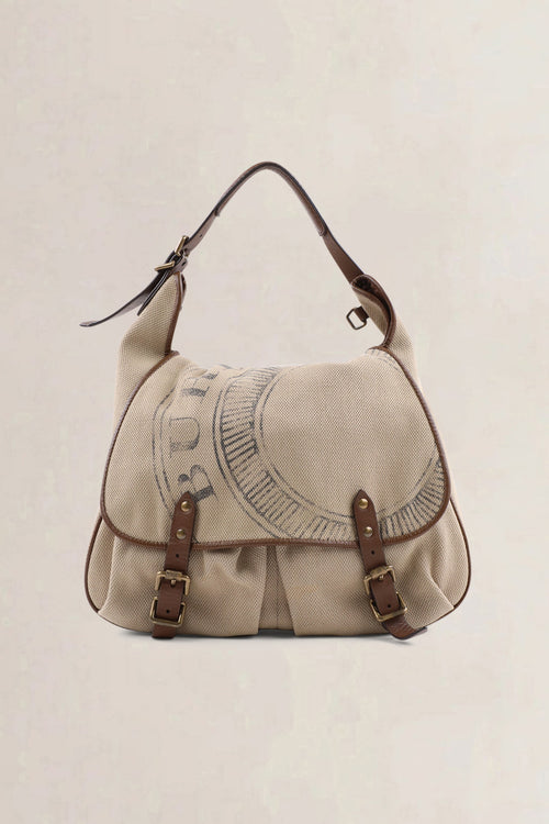 Burberry Brown Canvas Crossbody Bag