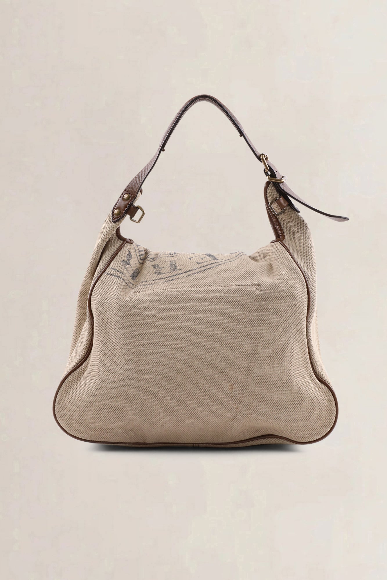 Burberry Brown Canvas Crossbody Bag