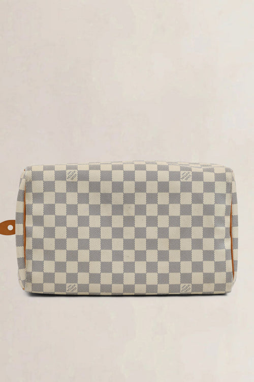 Louis Vuitton Speedy 30 Damier Azur Top Handle Bag